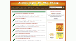 Desktop Screenshot of abqonthecheap.com