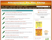 Tablet Screenshot of abqonthecheap.com